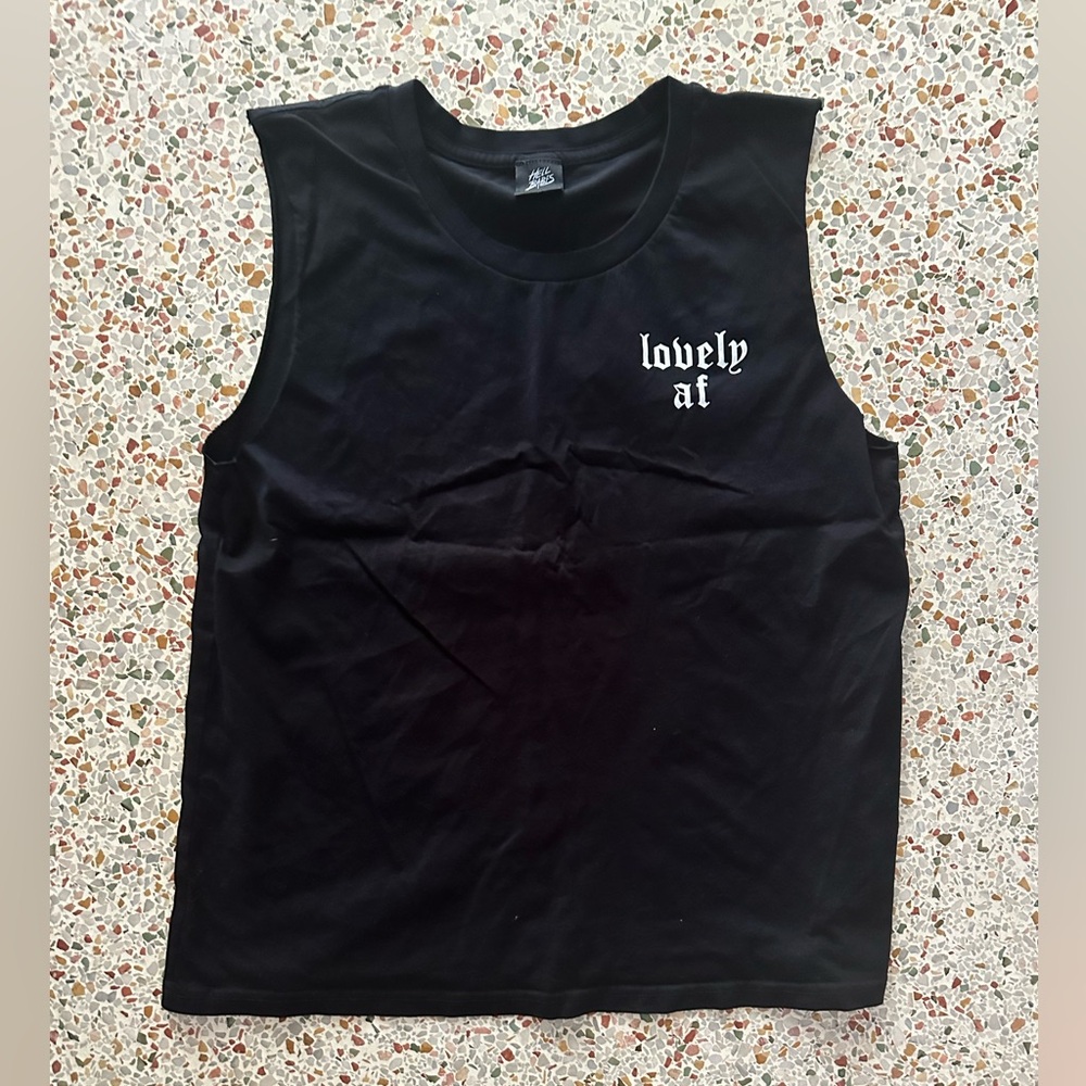 Hell babes lovely AF muscle tee